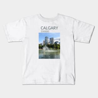Calgary Alberta Canada Gift for Canadian Canada Day Present Souvenir T-shirt Hoodie Apparel Mug Notebook Tote Pillow Sticker Magnet Kids T-Shirt